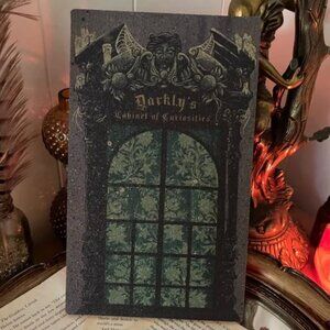 The Bookish Box Darkly Curio Cabinet Pin Corkboard